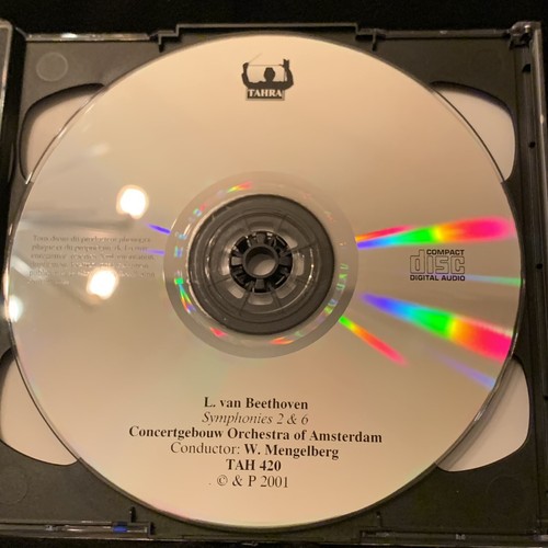 WILLEM MENGELBERG - BEETHOVEN Sympsen 2, 6, 7 & Violine Cto Zimmermann - TAHRA 2CD - Bild 3 von 4