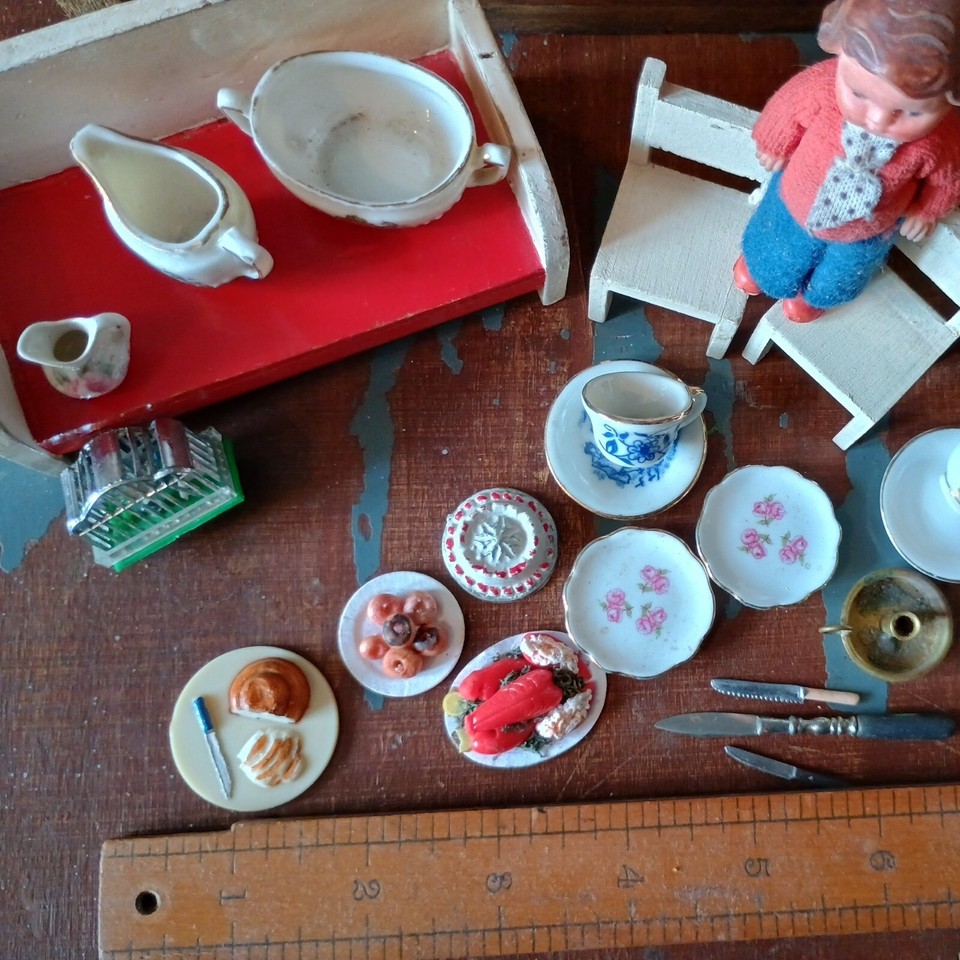 vintage dolls house furniture bundle eBay