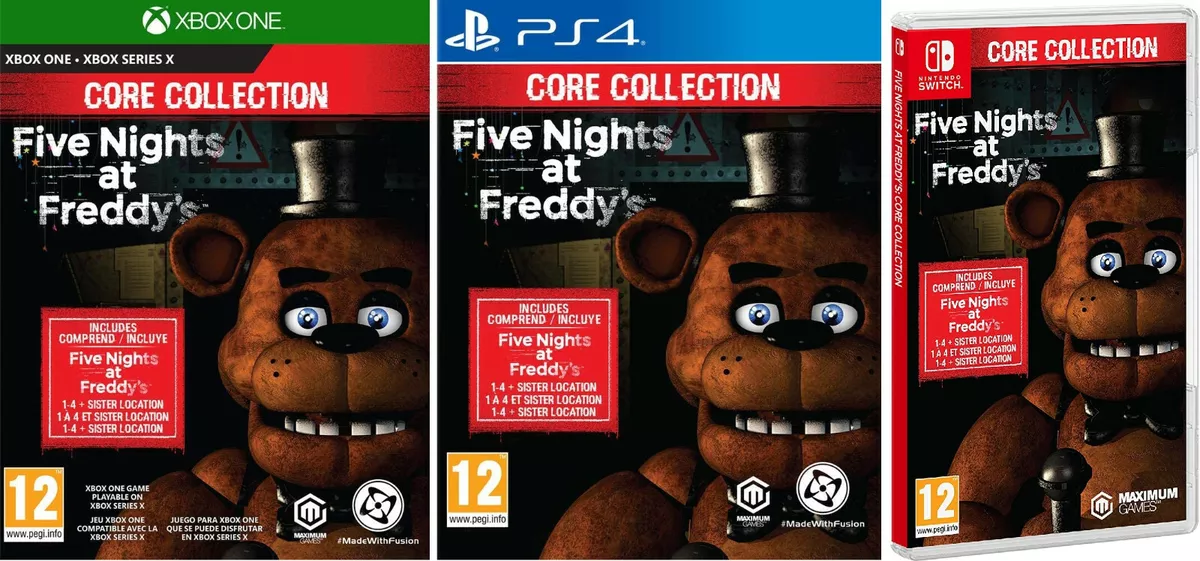 FNAF Five Nights At Freddys 1-4 + Sister Location Game Sony PS4