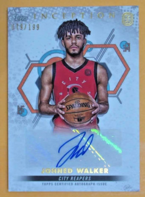 Johned Walker 2022-23 Topps Inception Overtime Elite Autographs #IAJWA2 079/199