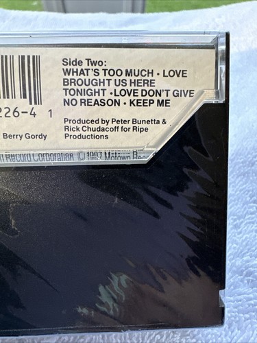 SMOKEY ROBINSON One Heartbeat Cassette Tape New In MFR Wrapper m316 - Picture 10 of 10
