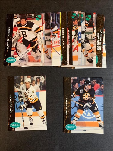 1991-92 Parkhurst Boston Bruins Team Set With Update 23 Cards