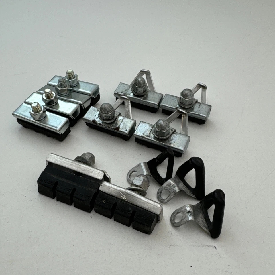 Lote de zapatas de freno vintage OG 80s Old School BMX guías negras A55 Foto 3 de 4