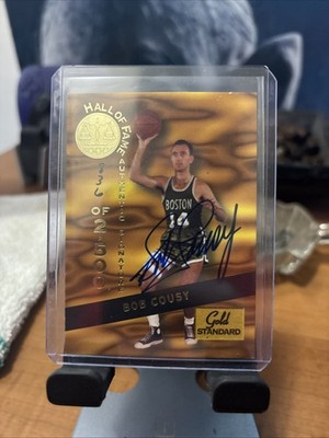 1994 Gold Standard Hall of Fame Bob Cousy Certified Autograph 836/2500   