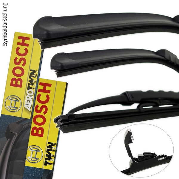 Bosch Scheibenwischer Wischblatt Wischer Set Vorne + Hinten FüR Ford Focus Daw-image