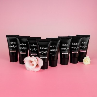 Kabos 2in1 Acrylgel UV/LED 30g Aufbaugel für Gelnägel 8 Farben