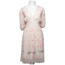 Shein Curve, Kleid, Größe: 1XL, Weiß/Mehrfarbig, Elasthan/Polyester, Damen #ApB