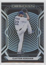 2021 Panini Chronicles Obsidian Electric Etch Carolina Blue Clayton Kershaw 0uk9