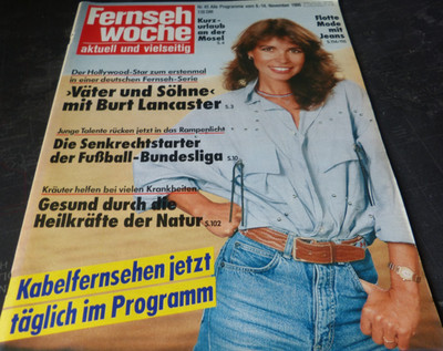 Fernsehwoche mit Spielzeug Broschüre 45/1986-Denver Clan/ Lancaster/Helmut Dietl