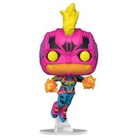 Funko Pop! Marvel: Black Light - Captain Marvel 908 EstáNdar Black