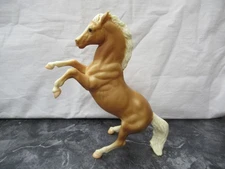 1960s Breyer #183 Rearing Stallion Palomino Horse 8" Plastic Figurine Statue