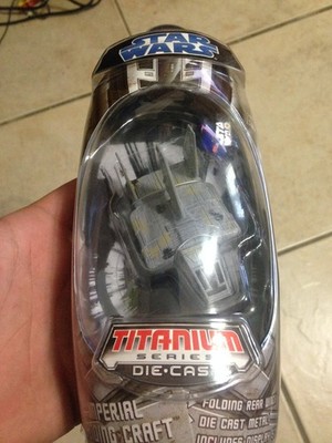 Star Wars Titanium Series Imperial Landing Craft Miniature Toy Vehicle