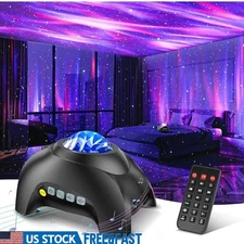 Elephant Galaxy Light Projector Bluetooth Speaker Star Night Light W/ 33 Effects