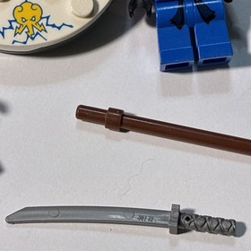 Official LEGO Ninjago Jay Pilot Golden Weapons Minifigure 2011 2257 Spinner