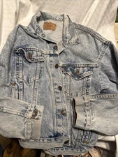 levi denim blue  men large Jacket 