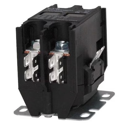 Eaton C25bnb240t Definite Purpose Magnetic Contactor, 24V Ac, 2 P,