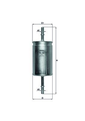 KNECHT KL 559 Fuel Filter for FORD,MAZDA,VOLVO