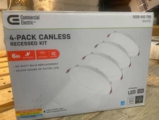 Commercial Electric 6” Energy Star Certified Airtight LED Color Changing