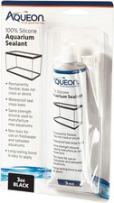Aqueon Aquarium Silicone Sealant Black 3 Ounces 3 Ounce,