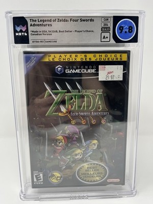 The Legend of Zelda: Four Swords Adventure GameCube Sealed Nintendo WATA 9.8 A+