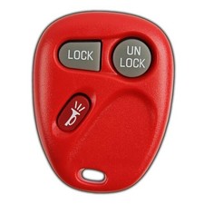 Key Fob Replacement for 1998 1999 2000 2001 2002 Chevrolet Chevy Silverado Red