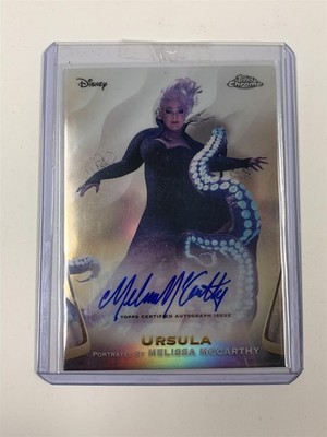 2025 Topps Chrome Disney Melissa McCarthy Auto - URSULA Autograph Card AA-MMC