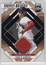 2020 Panini Elite Extra Edition Prospect Materials Black Luis Garcia V 6k2