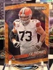 2025 Panini Prizm Black Football Orange Wave Joe Thomas #29