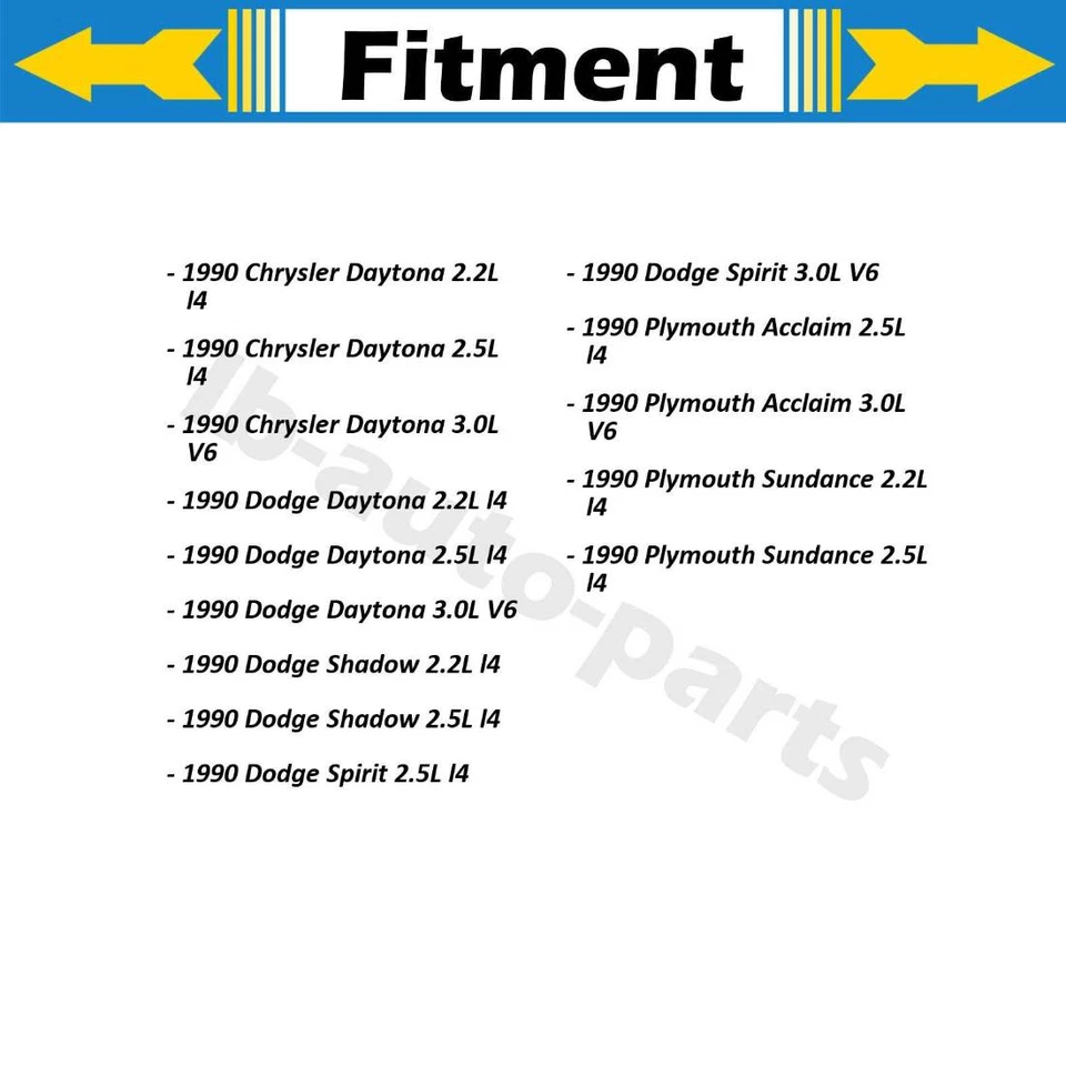 Front Rear Brake Hose Line Sunsong 4PCS For 1990 Plymouth Acclaim 2.5L - Image 2 of 4