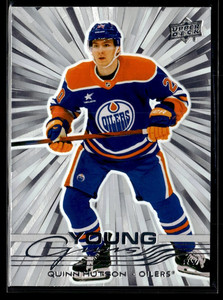 2025-26 Upper Deck Series 1 Young Guns Outburst #224 Quinn Hutson Rookie RC