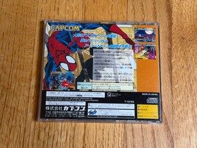 Marvel Super Heroes cib complete Sega Saturn JAPAN-Lock Ver
