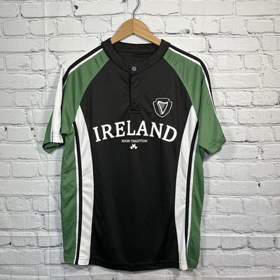 Ireland Rugby Tradition Jersey Mens Size Small Green and Black Irish Collection