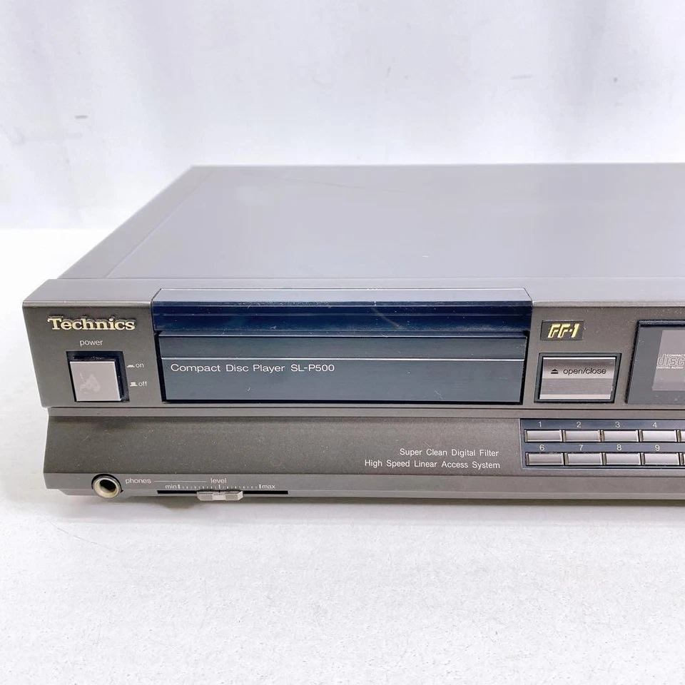 Technics SL-P500 Reproductor de discos compactos Reproductor de CD 2 canales AC100V 50Hz/60Hz De colección JP Foto 3 de 4