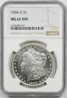 1904-O $1 NGC MS 62 DPL Deep Proof Like Morgan Silver Dollar
