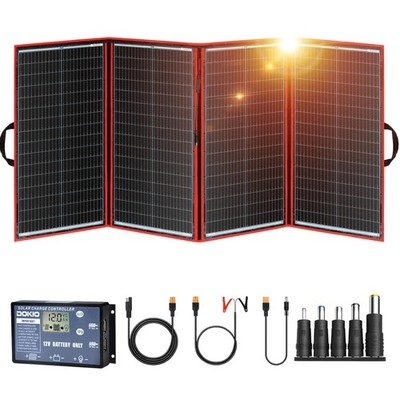 Solarpanel 300W faltbar Monokristallisch für Camping Boot mit USB Laderegler