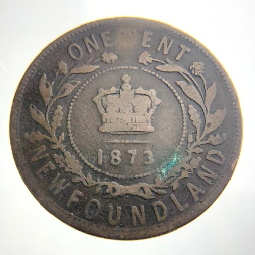 1873 Canada Large Cent — photo from another recent sale