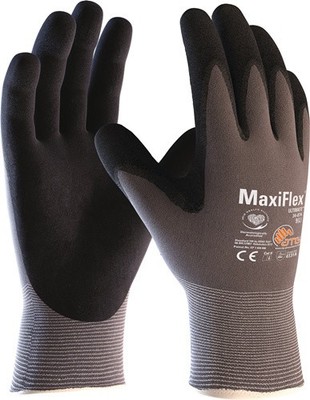 Handschuhe MaxiFlex  Ultimate  34-874 Gr.10 grau/schwarz Nyl.m.Nitrilmikroschaum