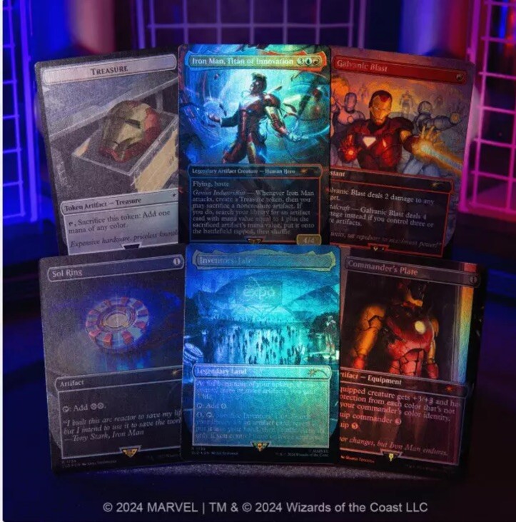 MTG Marvel Secret Lair IRON MAN FOIL Sealed IN HAND!!! | eBay