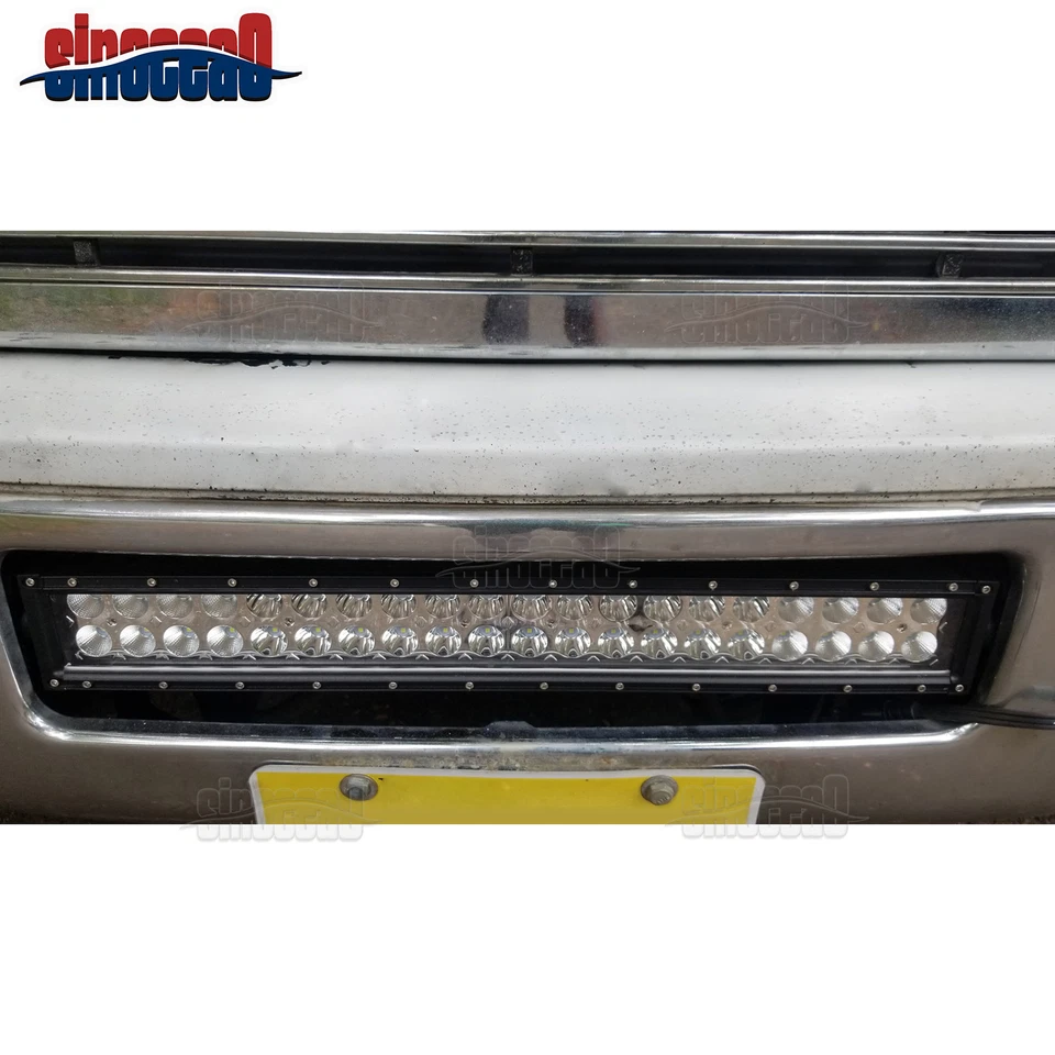 Bumper LED Light Bar Kit For 2005-2006 2007 Ford F250 F350 Super Duty+Mount+Wire - Imagem 3 de 4