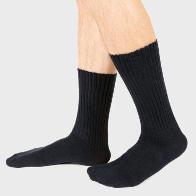 12 Paar Herren Socken Ciocca kurz aus weicher und warmer Rippdaune Art 501/1
