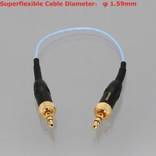 3.5mm 1/8" TRS Stereo Locking Plug Record Cable Microphone Wireless Transmitter