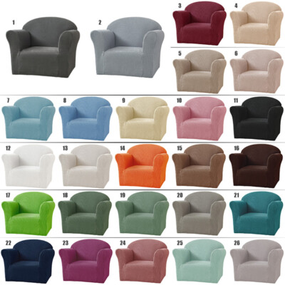 Elastic Armchair Sofa Cover Slipcovers Kids Small Chair Protector