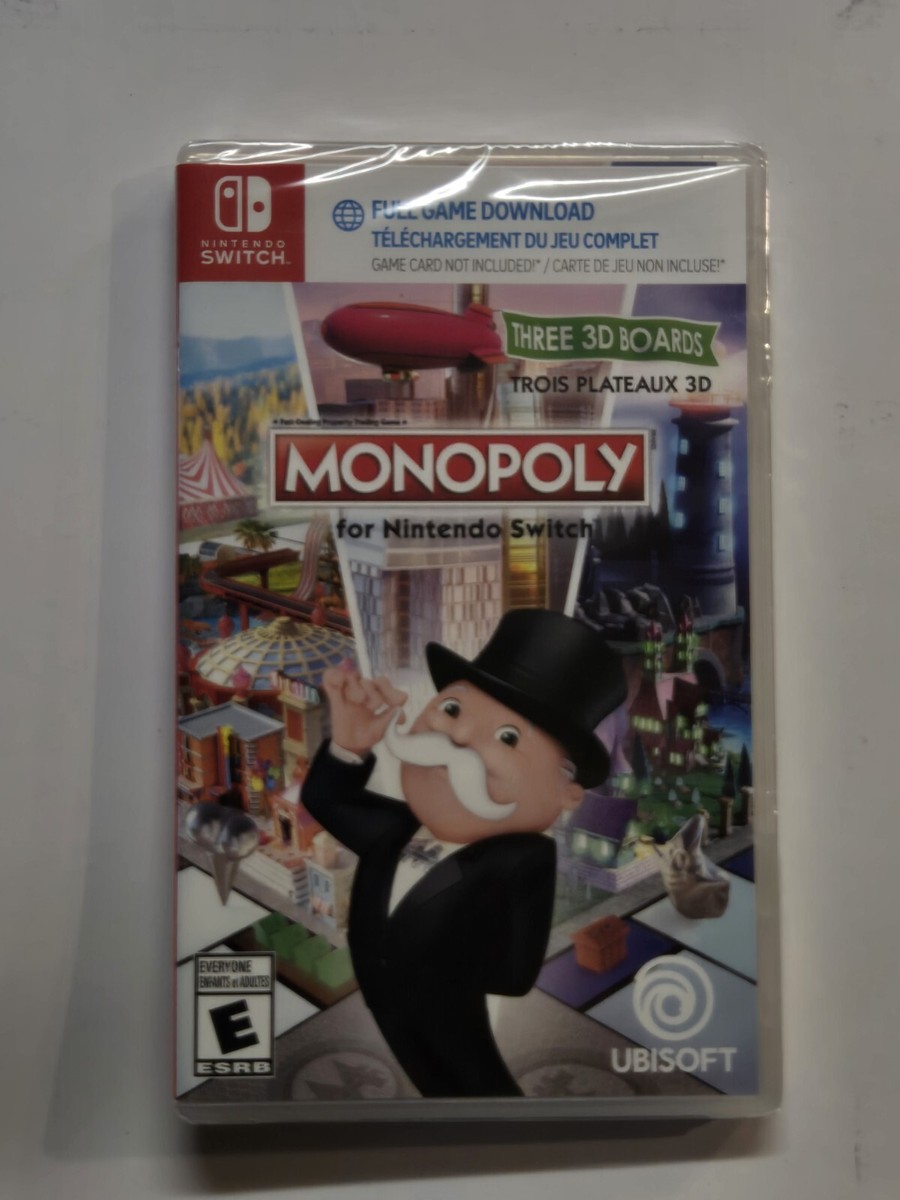 Monopoly Nintendo Switch Game- FACTORY SEALED NEW 887256032043|