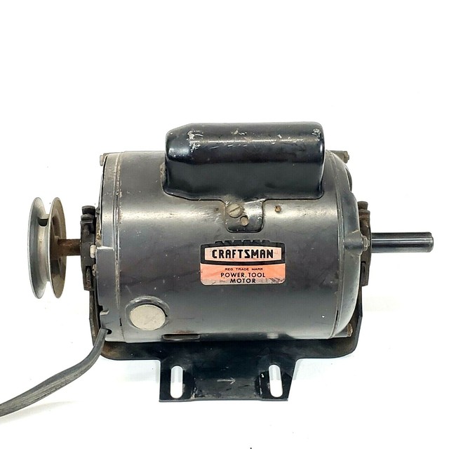 Craftsman 1/2 HP Dual Shaft Motor 113.12160 Vintage Power Tool Motor eBay