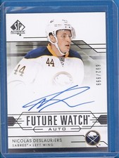 2014/15 SP AUTHENTIC Nicolas Deslauriers FUTURE WATCH AUTO ROOKIE RC /999 FLYERS