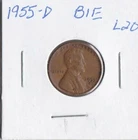 1955-D Lincoln Cent BIE Variety L20