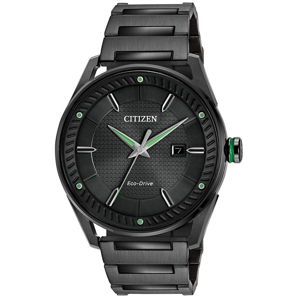 Citizen Eco-Drive Men's DRV CTO Black ION Plated Stainless Watch