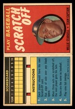 1971 Topps Scratch-Offs Baseball #21 Willie Stargell EX