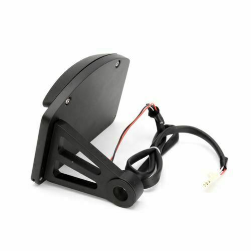 Black axle side LED license plate tail light Harley XL Sportster 1200 Custom - Picture 2 of 3