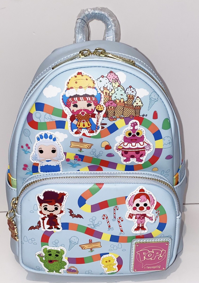 NWT LOUNGEFLY FUNKO POP! CANDY LAND GAME BOARD MINI BACKPACK  display picture 1